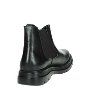 Botas de Media Caña para Hombre Kebo BM6020, Botas Negras de Cuero Estilo Chelsea - Product Image 3