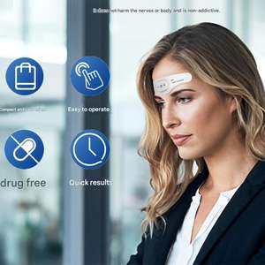 Appareil électronique de somnification à porter sur la tête pour la maison, soulage l'insomnie, améliore le sommeil, soin du sommeil pour le repos quotidien à domicile - Product Image 3