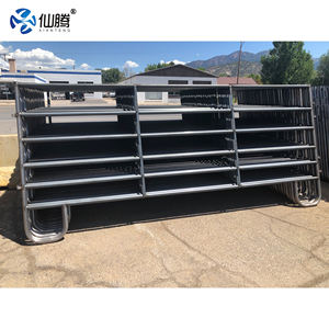 Clôture de ferme de qualité durable mobile robuste pour chevaux Panneau de corral facile à assembler Panneau de cour de cheval de bétail galvanisé - Product Image 6