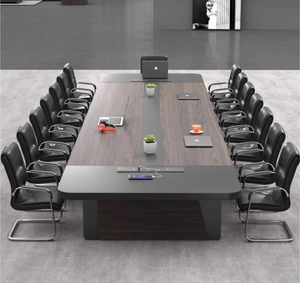 Nouveau modèle de table de conférence table de réunion de bureau 8 places table de formation meubles de bureau réunion - Product Image 2
