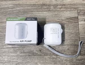 OEM China Factory <strong>Mini</strong> Rechargeable 2200mAh USB Electric Air Pump Plastic Camping Inflatable Battery Hiking Accessories Outdoor - Product Image 6