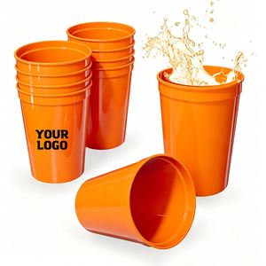Gobelets en plastique personnalisés de 16 oz pour la bande de la mariée, avec logo, pour événements, cadeaux promotionnels, fêtes et stades - Product Image 1