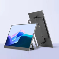 Soporte VESA con Base para Monitor Extendido FHD de 15.6 Pulgadas, Pantalla Portátil para Computadora Portátil, PC, Teléfono, Monitor de Juegos HD de 15.6 Pulgadas