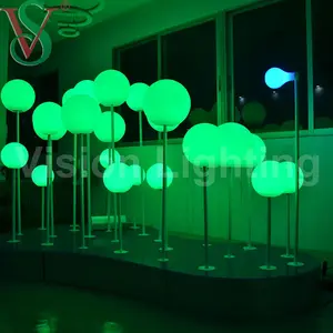 DMX RGB 단계 상호 작용 음악 풀그릴 크리스마스 옥외 훈장 LED 어드레스로 불러낼 수 있는 공 빛