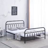 Fourniture d'usine KD structure derniers lits doubles simples design double decker cadre de lit en métal lit king queen size cadre en métal