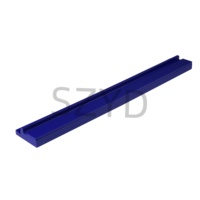 Support de jeu de Mahjong en bois de couleur bleue imprimé 19 pouces supports de jeu de Mahjong en bois de pin avec poussoirs magnétiques ensemble de 4