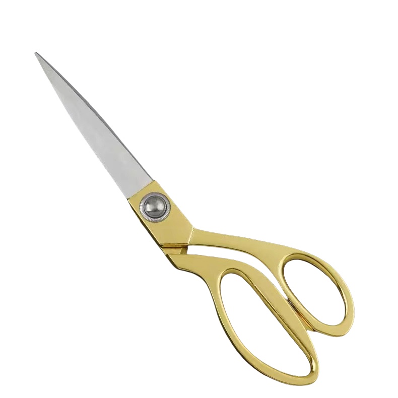 Wholesale Clothing Tailor Scissors Stainless Steel 8 9 10 Inch Sewing Scissors With Zinc Alloy Handle