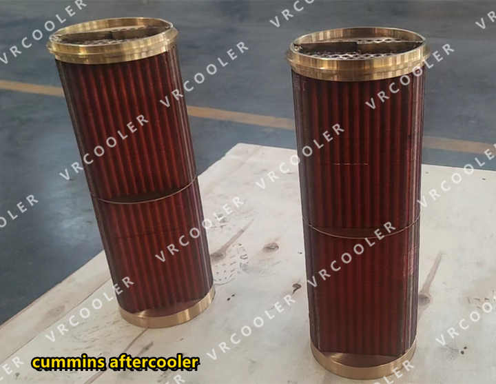 Marine Main Engine Aftercooler 6bta Part Number 3977267 3933309 