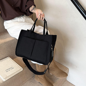 Customized 2025 Korean Ins Large Capacity <strong>Student</strong> Single <strong>Shoulder</strong> Canvas <strong>Bag</strong> Simple Cross <strong>Shoulder</strong> <strong>Handbag</strong>