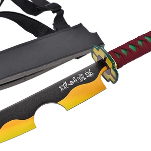 <span class=keywords><strong>Katana</strong></span> miniature en acier véritable de 43 cm, réplique d'arme d'anime japonais, lame en acier inoxydable, tsuba en métal, Demon Slayer Uzui <span class=keywords><strong>Tengen</strong></span> - Product Image 3