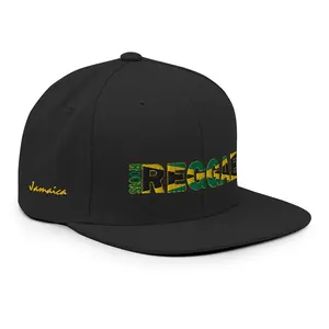 Topi snapback logo bordir kustom kualitas tinggi desain logo huruf topi katun untuk olahraga bisbol basket