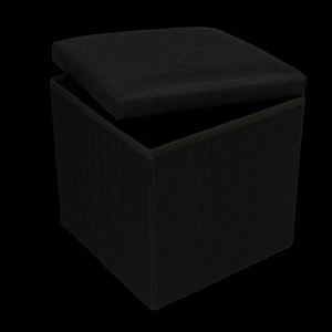 Modern Stool Living Room Furniture <b>Storage</b> Box Fabric Stainless Steel Bamboo Highest Quality Sample Available Stools Counter - Product Image 3