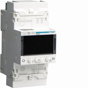 Hager HR551 Relè Differenziale Regolabile Tipo B LCD 1 Canale 3 Moduli DIN - Product Image 1