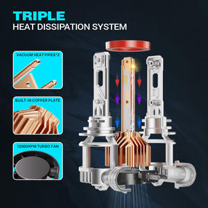 Nuovi Fari LED H4 di Alta Qualità 50W 6000K Plug-and-Play IP68 Impermeabili per <span class=keywords><strong>Fiat</strong></span>/VW, Adattamento Universale, Fascio Alto/Basso - Product Image 6