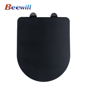 Easy — siège de toilette à fermeture creuse, hygiénique, finition mate, suspension murale, mince, <span class=keywords><strong>noir</strong></span>, avec amortisseur - Product Image 2
