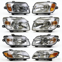 Conjunto de Faros LED Universales de 12V 24V IP67 Resistentes al Agua 6000K 8000 Lúmenes para Automóvil