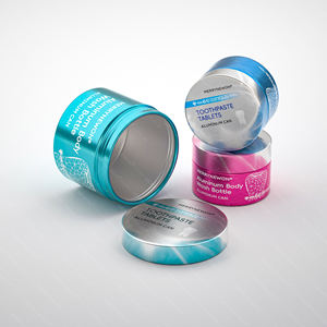 Boîte en aluminium de qualité alimentaire pour comprimés de dentifrice 60 ml/100 ml Logo personnalisable Emballage OEM/ODM pour comprimés dentaires et bain de bouche - Product Image 4