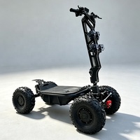 Scooter électrique pliable rapide pour adultes, haute puissance, haute vitesse, 60/72V, tout-terrain, 4 roues