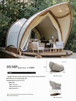 Tente XingYu EPCO Luxe Glamping C300, inspirée de la voile, personnalisable, tissu Oxford imperméable 900D, double couche, deux chambres