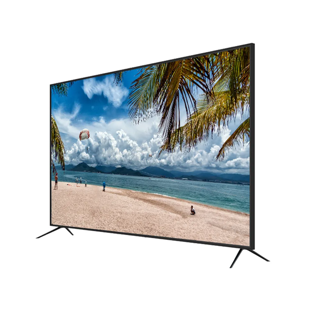 Amv 85 inch Chất lượng cao video UHD 4K Full HD kỹ thuật số Bảng điều chỉnh Tempered Glass thông minh truyền hình TV