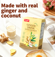 Boisson au gingembre et à la noix de coco, poudre de gingembre et de noix de coco véritable 360g, boissons en poudre saines