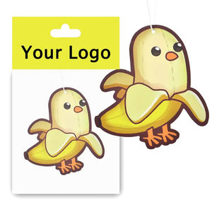 カスタムロゴプロモギフトカーエアーフレッシュナーブランク3mm厚コットンペーパーファンシーカーエアーフレッシュナー - Product Image 3