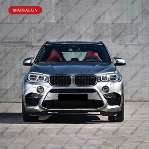 <span class=keywords><strong>X5</strong></span> <span class=keywords><strong>F15</strong></span> a F85 X5M Style Car paraurti Kit per BMW <span class=keywords><strong>X5</strong></span> paraurti anteriori posteriori minigonne laterali ruota Trim scarico - Product Image 4
