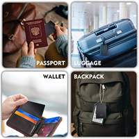 Partage de localisation Android pour traceur de carte, localisateur d'objets en plastique IP6X résistant à la poussière pour bagages de voyage