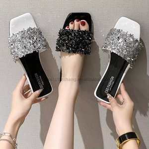 Summer High Quality Size 35-42 Breathable Quick-Drying Outdoor Comfort Flat <b>Slippers</b> for Girls Women Outdoor - Product Image 1