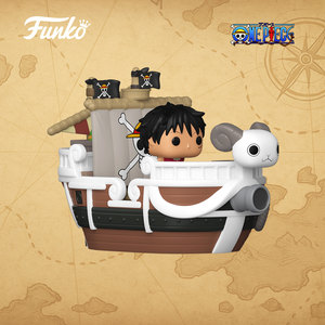 Figurine Miniature Originale et Authentique Funk Pop One Piece <span class=keywords><strong>Luffy</strong></span> et le Going Merry – Adorable Ornement Cadeau pour les Fans de 14 Ans et Plus - Product Image 2