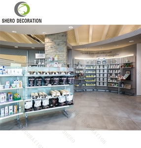 Diseño Interior Moderno para Farmacias, Exhibidores de Madera para Dispensarios, Diseño Personalizado de Mostrador de Farmacia con LED - Product Image 3