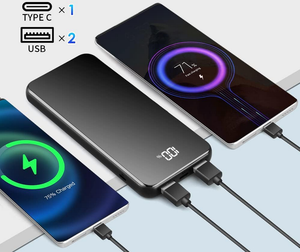 New Coming 22.5 Wát sạc nhanh ngân hàng điện với LED hiển thị 10000mAh ngân hàng điện cho iPhone - Product Image 6