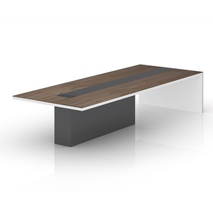8 People Seating Wood Meeting Room Table Furniture Office Conference Table Modern - Product Image 1