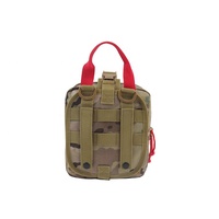 Produits tactiques petite trousse de survie d'urgence extérieure portable camping randonnée trousse de premiers soins mini pochette d'accessoires