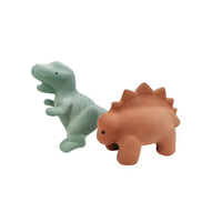 Ensemble de jouets de bain en silicone écologiques non toxiques personnalisables pour tout-petits, avec pulvérisation d'eau, bulles sensorielles, unisexe