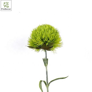 Bán buôn nhân tạo mềm nhựa cỏ bóng màu xanh lá cây dianthus cây hoa cây xanh bảng đám cưới trang trí hoa centerpieces - Product Image 6