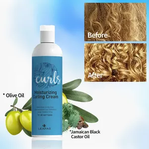 Großhandel Private Label Curly Hair Produkte Set Curl Enhancers Shea Feuchtigkeit Curly Hair Cream Set für lockiges verworrenes Haar