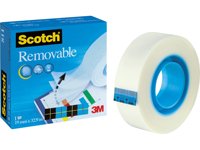 Ruban adhésif amovible Scotch 3M 811, ruban invisible inscriptible et amovible 3M 811 pour le bureau