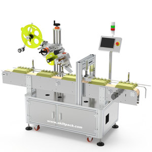 Étiqueteuse industrielle pour plateaux à œufs, plateaux à baies, emballages de boulangerie, en acier inoxydable, avec contrôle servo PLC et connexion à base de données - Product Image 3