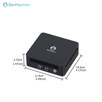 GenMachine New Design Cpus AMD Ryzen 7 DDR4 Gaming Mini Pc Gamer Set Complet New SSD Hard Disk Drive Computer Desktops Computer