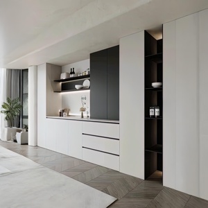 Lechen, aparador de estilo moderno personalizado, muebles de comedor para uso doméstico o hotelero hechos de madera - Product Image 1