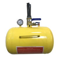 Pompe de montage OEM haute pression portable en acier de haute qualité pour le positionnement des talons de pneus et le gonflage des pneus tubeless de 5 gallons