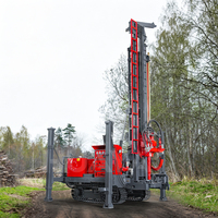 Machine de forage de puits profonds sur chenilles, certification CE, vente en gros, usine, machine de forage pour l'ingénierie municipale de l'eau