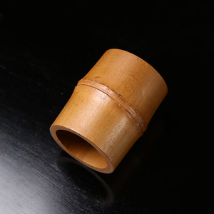 Support de couvercle de bol à thé en bambou avec couvercle en racine de bambou, accessoires de cérémonie du thé, origine Zhejiang - Product Image 4