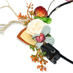 LED Navidad Reno Cuernos Diadema Pinzas para el cabello <span class=keywords><strong>Ciervo</strong></span> Cuernos Diademas Accesorio - Product Image 4