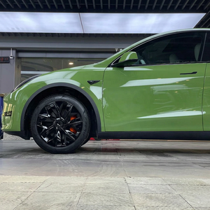 <span class=keywords><strong>Film</strong></span> de protection de voiture en vinyle PET PVC TPU moulé, brillant HD, vert cristal Mossu, rouleau complet 1,52x18m/5x60ft, autocollants pour voiture, vente en gros, direct usine - Product Image 6