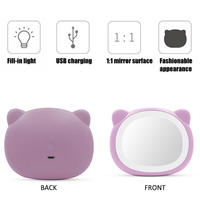 Tik tok-miniluz led de estilo de gato para maquillaje, lámpara de escritorio, anillo de luz para selfis