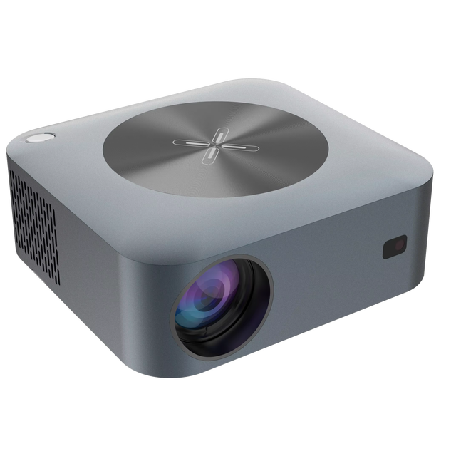 Native FHD Wireless Mirroring 1080P Smart Home Projector 400ANSI Lumens Android 12 Bluetooth Wi-Fi 6 Mini Portable Video Theater