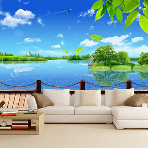 3D stéréoscopique Tv fond mur peinture <span class=keywords><strong>papier</strong></span> <span class=keywords><strong>peint</strong></span> <span class=keywords><strong>mer</strong></span> méditerranéenne salon <span class=keywords><strong>chambre</strong></span> canapé fond mur <span class=keywords><strong>papier</strong></span> <span class=keywords><strong>peint</strong></span> - Product Image 4