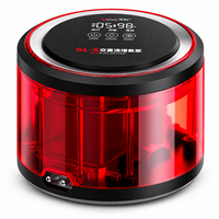 Pompe à air pour aquarium portable à haute capacité, écologique, en plastique, avec batterie lithium-ion (DC/AC) pour l'élevage des poissons